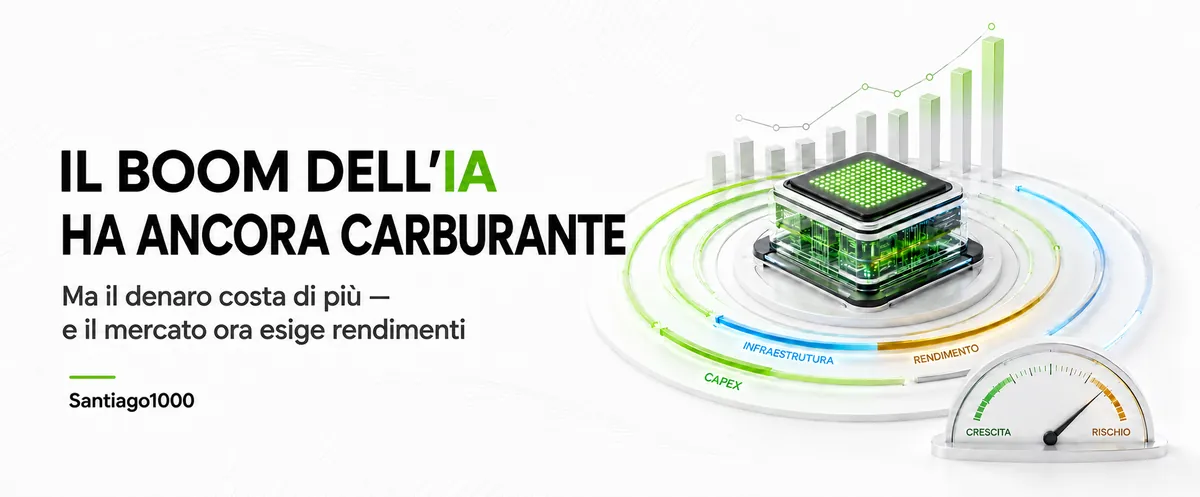 Il boom dell'IA ha ancora carburante — capex, infrastruttura e rendimenti