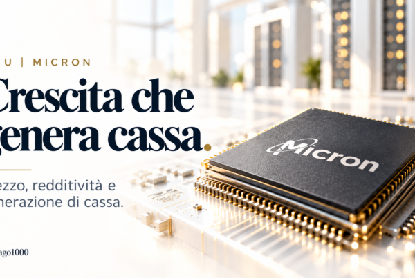Risultati Micron (MU): crescita che genera cassa